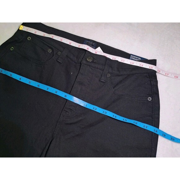 J. Crew Tall Essential Straight Jean In All Day Stretch Black BT023 T29 NWT - Picture 9 of 12